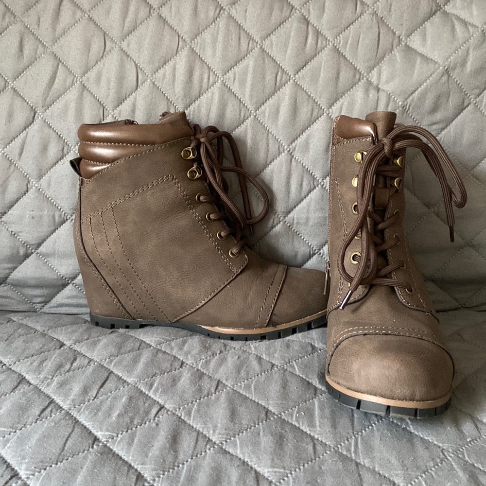 Wedge boot - EUC.  Worn only once.